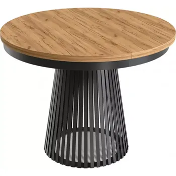 Jídelní set Rozkládací stůl Garda černý/zlatý craft