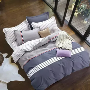 Povlečení Povlečení z bavlněného saténu ALBS-01346B 140x200 Lasher