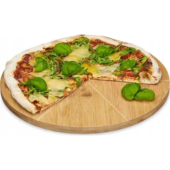 Kuchyňské prkénko Prkénko na krájení pizzy Relaxdays bambusové 1 ks