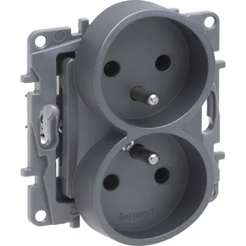 Elektrická zásuvka Legrand šedá nástěnná Elektrická Zásuvka