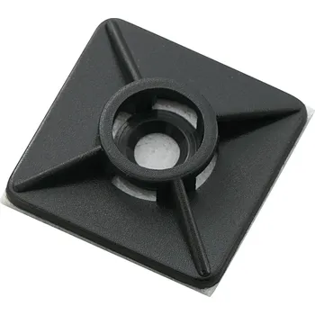 Stahovací páska TRU COMPONENTS WCA26RBK úchytka 541541 Průměr kabelového svazku (rozsah) 4.80 mm (max) 4cestný vstup pro provlečení černá 1 ks