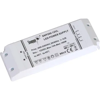 Příslušenství pro LED osvětlení Dehner Elektronik LED 12V200W-MM-EU napájecí zdroj pro LED, LED driver konstantní napětí 200 W 15 A 12 V/DC schválení nábytku 1 ks