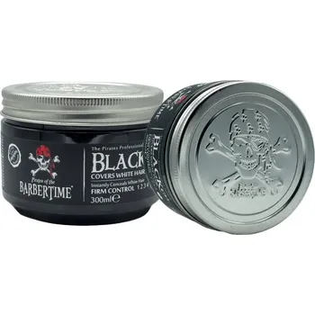 Stylingový přípravek Černý gel na vlasy s barvicím účinkem Barbertime Black Gel 300 ml