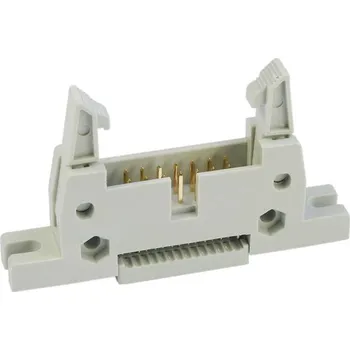 Elektrický konektor econ connect WS26SKVL kolíková lišta s dlouhou blokovací páčkou, s upevňovací přírubou Rastr (rozteč): 2.54 mm Počet pólů: 26 Počet řádků: 2 1 ks Tray