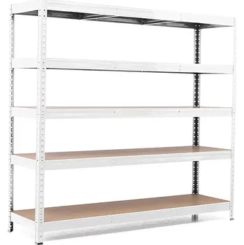 regál Policový regál Trestles RH 1500x1400x500, nosnost 1500 kg, 5 polic Barva: pozink, Provedení police: dřevěná DTD 8 mm