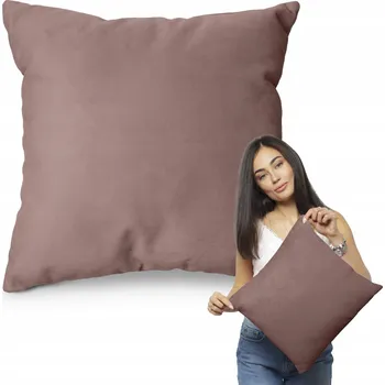 Polštář POLŠTÁŘ STARORŮŽOVÁ 45x45 POLŠTÁŘ OZDOBNÝ NA POHOVKU POSTEL