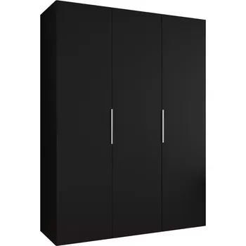 Předsíňová stěna Skříň Marbella I 150 černá/stříbrná