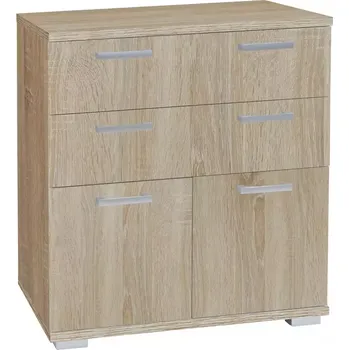 Kancelářská sestava Komoda 2D2S Polaris dub sonoma