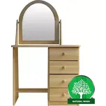 Toaletní stolek 85 cm pravý, borovice