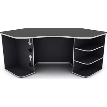 Psací stůl Psací Stůl Matrix 1 grafit/bílá