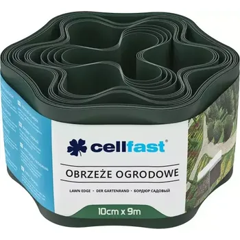 Zahradní obrubník Záhradní okraje tmavě zelené 10cmx9m 30-021