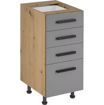 Kuchyňská skříňka Langen D40S4 úchytka beige