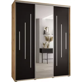 Předsíňová stěna Skříň 45 Canaris 13 190 artisan/černá/silver