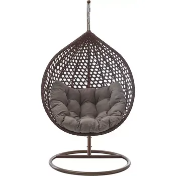 Zahradní nábytek Závěsné křeslo IZEDA-2 hnědé