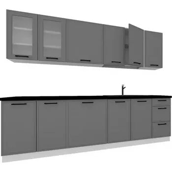 Kuchyňská linka Kuchyňská linka Emily 260 šedá bb