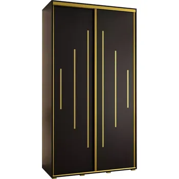 Předsíňová stěna Skříň 45 Canaris 12 130 černá/gold