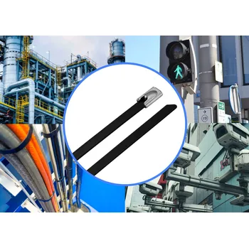 Stahovací páska TRU COMPONENTS TC-12656652 Ocelové stahovací pásky 290 mm 4.6 mm AISI 304 s povrchovou úpravou 10 ks