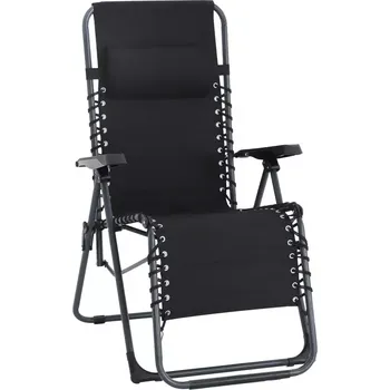 Zahradní sestava Zahradní židle Liro relax černá