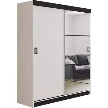 Kancelářská sestava Skříň Retro 138 5l Bílý / Přední Bílý