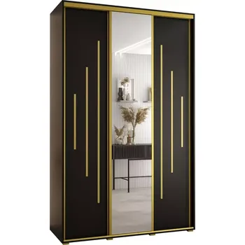 Předsíňová stěna Skříň 45 Canaris 13 170 černá/gold