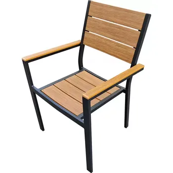 Zahradní sestava Hliníková židle hnědá