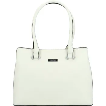 Kabelka DELAMI Dámská kabelka D6101 white + 2 měsíce na vrácení zboží