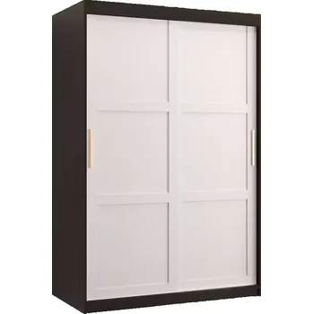 Předsíňová stěna Skříň Amiro 1 120 černý/bílý