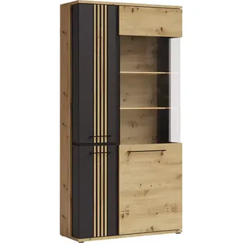 Obývací stěna Vitrína Molto ML2 black