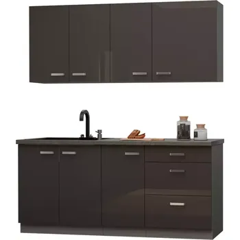 Kuchyňská linka Kuchyňská linka Grey 180cm bez pracovní desky