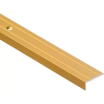 Stavební profil Schodový profil úzký LSW 10X25 1,0 C23 zlatý