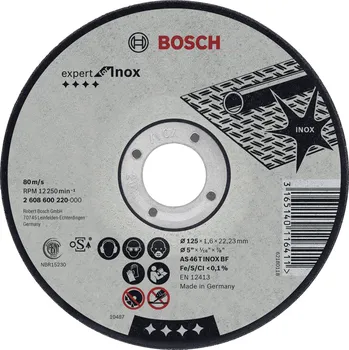 Bosch Accessories 2608600322 2608600322 řezný kotouč rovný 180 mm 1 ks ocel
