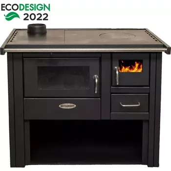 Krbová kamna Ocelový sporák Termo 8 Luxx levá béžová