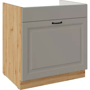 Kuchyňská skříňka Stilo claygrey/artisan 80ZL 1S BB