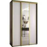 Skříň 45 Canaris 3 180 černá/bílá/gold