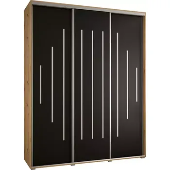 Předsíňová stěna Skříň 45 Canaris 12 200 artisan/černá/silver