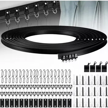 Obraz GARNÝŽ FLEXIBILNÍ NA STROP NEBO STĚNU, ZÁCLONOVÁ LIŠTA 5 M, OHÝBATELNÁ