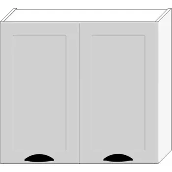 Kuchyňská Skříňka Adele W80 šedá mat/bílá