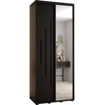 Předsíňová stěna Skříň 45 Canaris 13 120 černá/černá