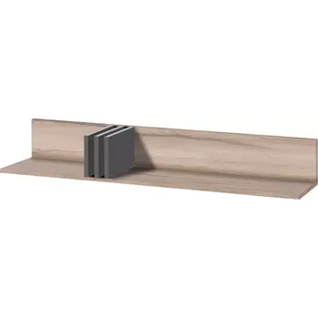 Obývací stěna Police AL12 dub estana světlý/antracit