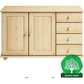 Kancelářská sestava Komoda Borovice KD59 125x76x42