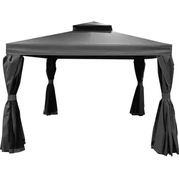 Zahradní stavba Zahradní pavilon Porto 3x4x2.7m grafitový