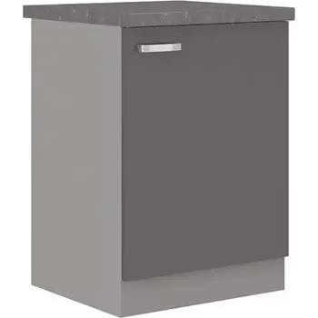 Kuchyňská skříňka Grey 60D 1F BB, šedá