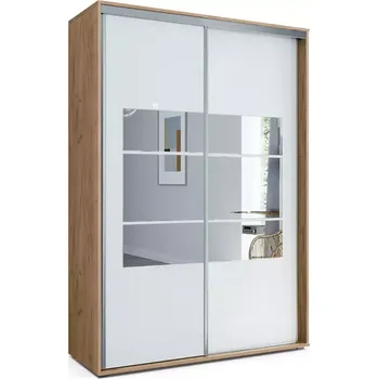 Kancelářská sestava Skříň Emilia A2 150 Craft Zlatý/Bílý