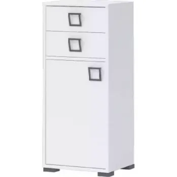 Dětský pokoj Komoda 1D2S Kiki OR12-BE/KI-15 white/white