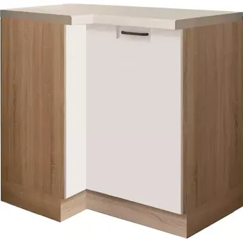 Kuchyňská Skříňka Favorit 14D pravá Sonoma/White