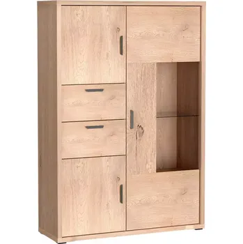 Obývací stěna Vitrína Grande G9 dub cremona