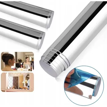 Zrcadlo FÓLIE ZRCADLO SAMOLEPICÍ NA ZEĎ NÁBYTEK NALEPOVACÍ 60 X 200 cm