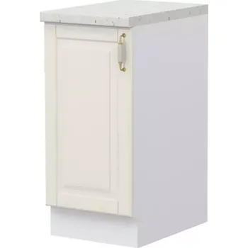 Kuchyňská skříňka Evergreen R-40-1K/4 ivorymat