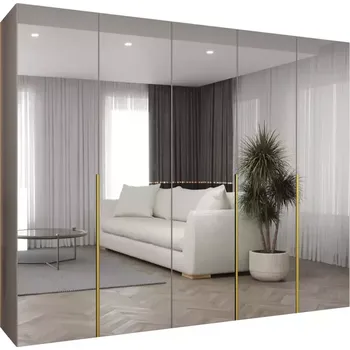 Předsíňová stěna Skříň Alicante III 250 kašmír/zlatá