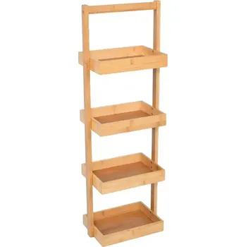 Koupelnový nábytek Koupelnová police bambus 28x18x84cm sca0209aa-a